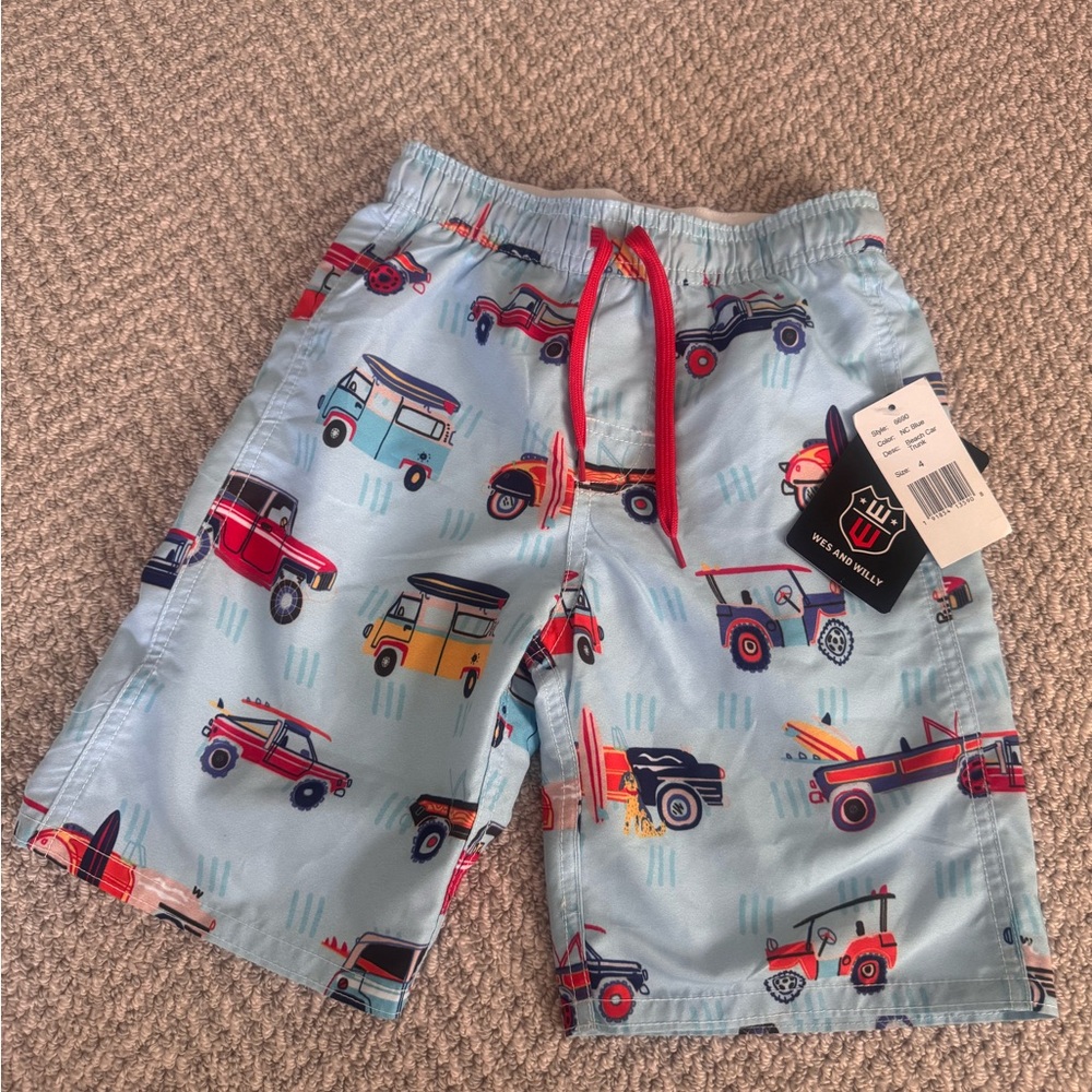 Wes and Willy NWT board swim shorts